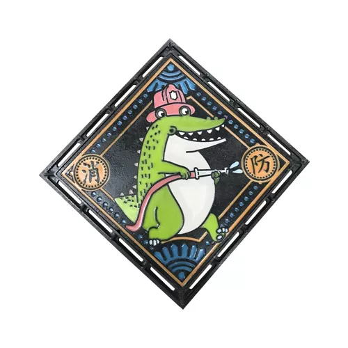 Anime-Themed Artistic Manhole Covers  